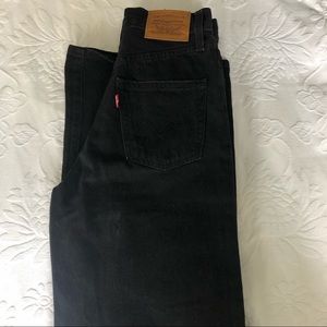 BLACK LEVI’S RIBCAGE WIDE LEG